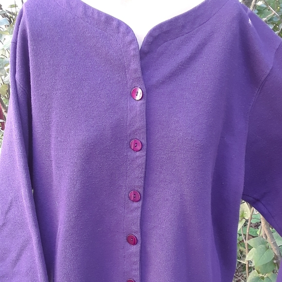 PRICE DROP!! Dark Purple sweater - Picture 2 of 6